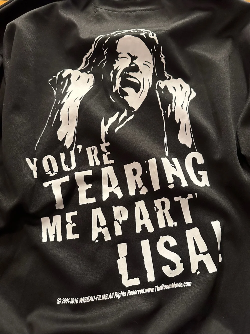 2016 Tommy Wiseau The Room Love Is Blind You’re Tearing Me Apart Lisa Jacket L